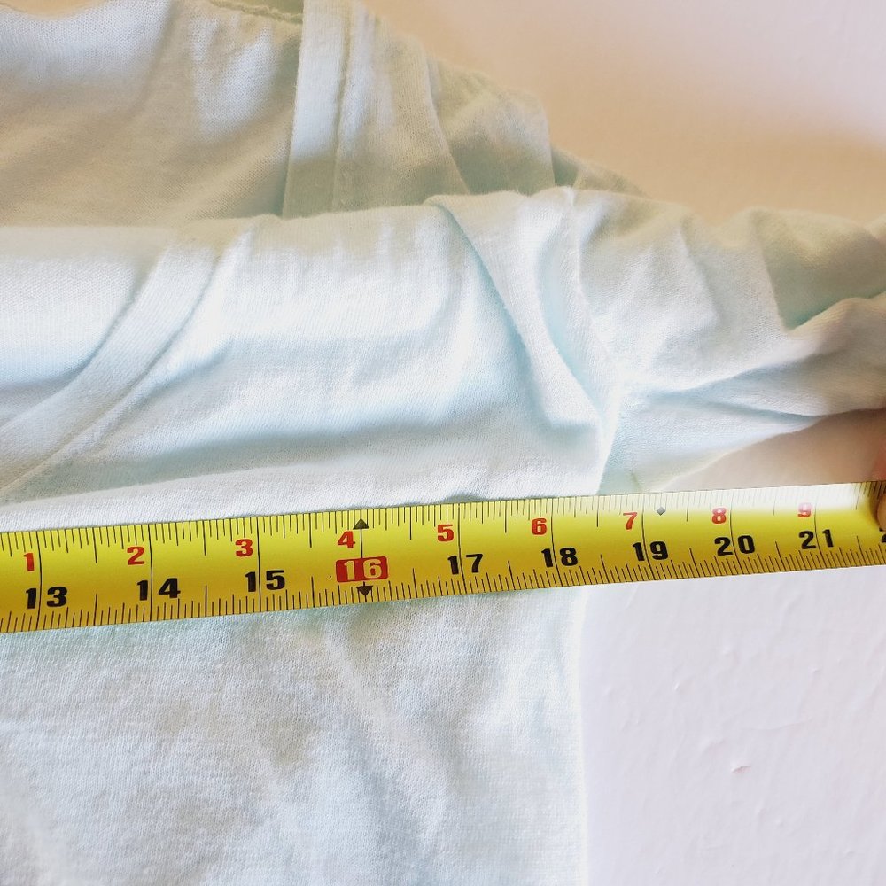 BANANA REPUBLIC Cotton/Linen Light Blue Cardigan - Picture 7 of 9